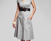 GREY VINTAGE INSPIRED DRESS
