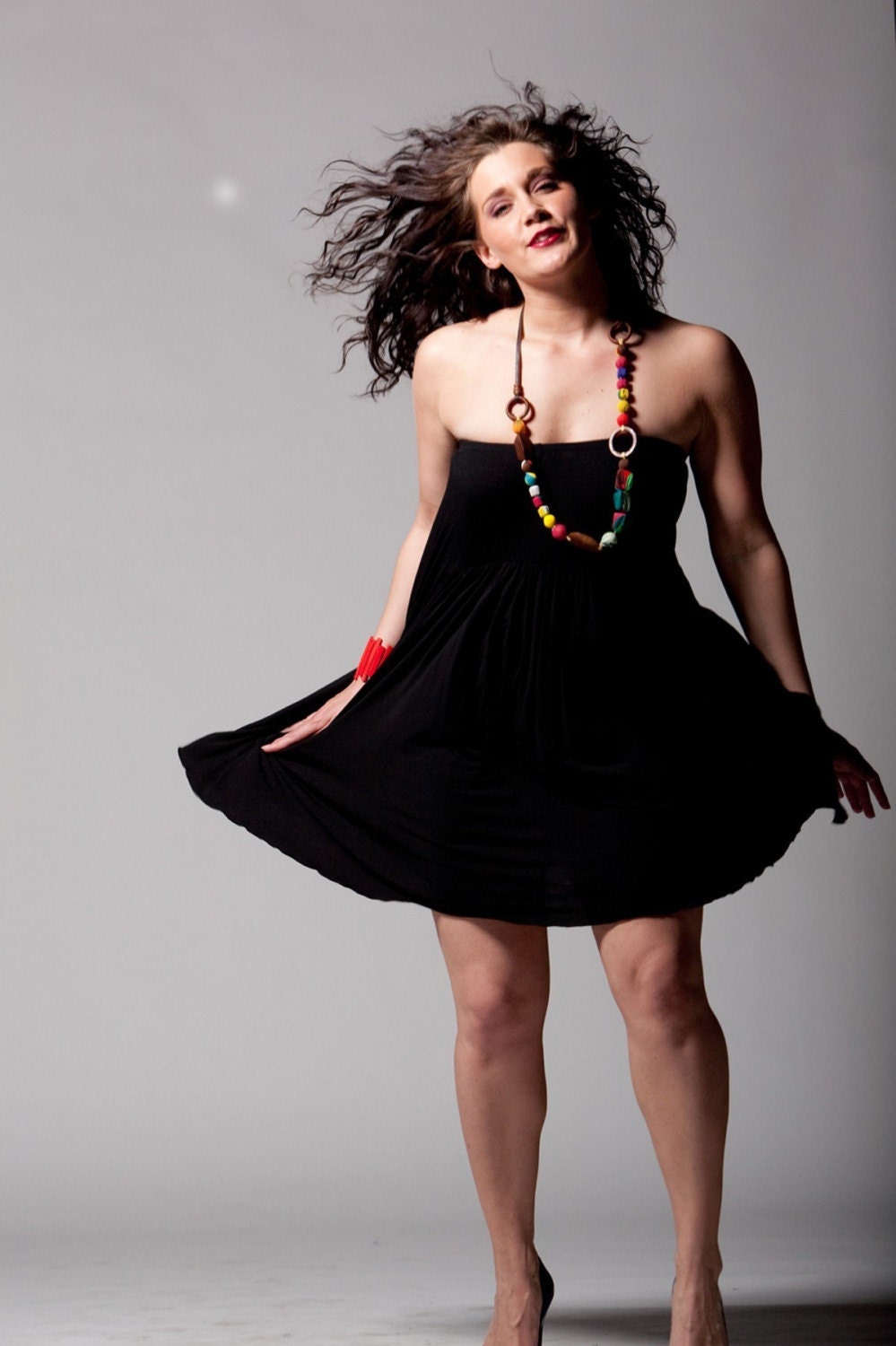 THE BLACK TUBE DRESS/SKIRT