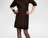 Designer Hounts Tooth Vintage Dress