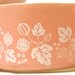 Set of 2 Vintage Pink Gooseberry Pyrex Casserole Dishes