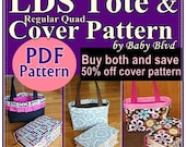 LDS ScriptureTote and Quad Cover Patterns/ Tutorial
