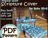 Pocket Tote and LDS REgular Quad Cover PATTERNS/ Tutorial