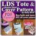LDS ScriptureTote and Quad Cover Patterns/ Tutorial