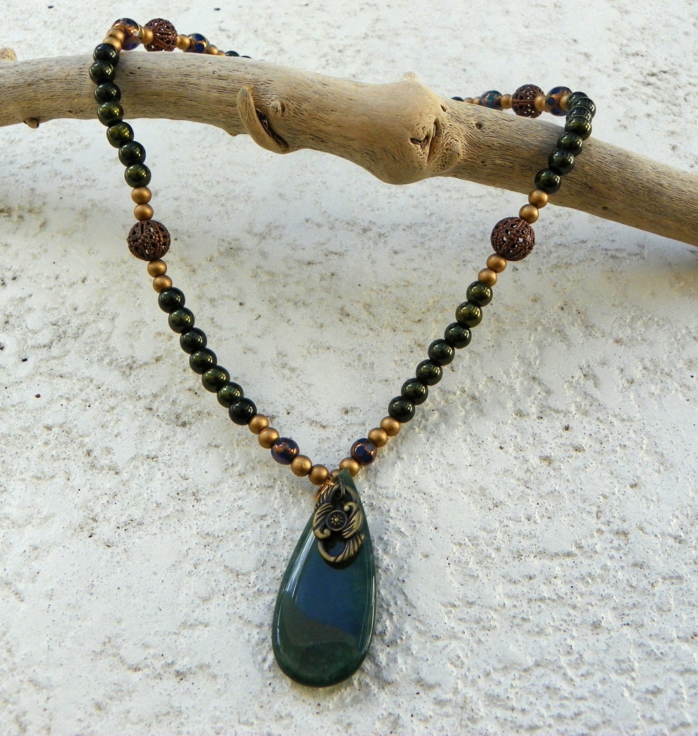 Green Agate Necklace