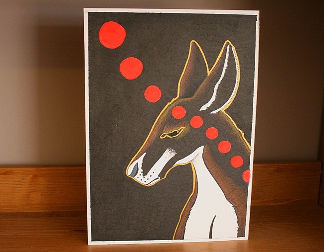 Original Red Kangaroo as Totem