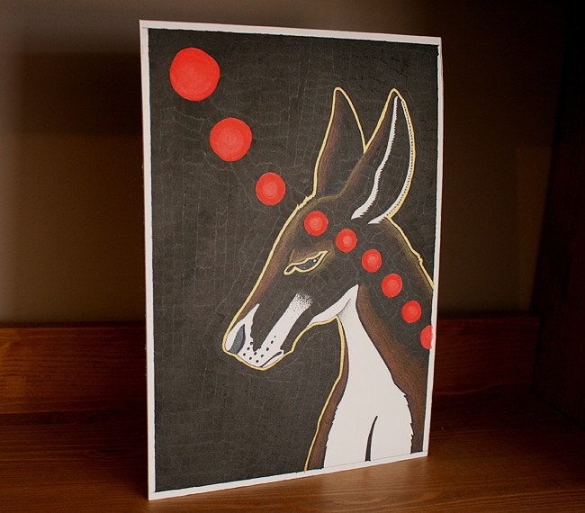 Original Red Kangaroo as Totem