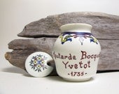 French Vintage Mustard Jar - Moutarde Bocquet Yvetot 1735