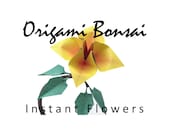 One Dozen (12) Origami Bonsai Instant Flowers