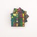Mosaic Coasters Handmade Paper Geometric Colorful Mosaic Stripe Tile
