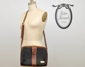 black Leather saddle shoulder bag