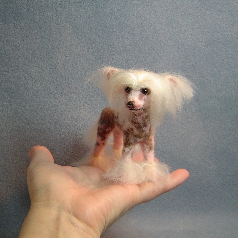 Custom dog art  needle felted sculpture Pet Portrait Memorials