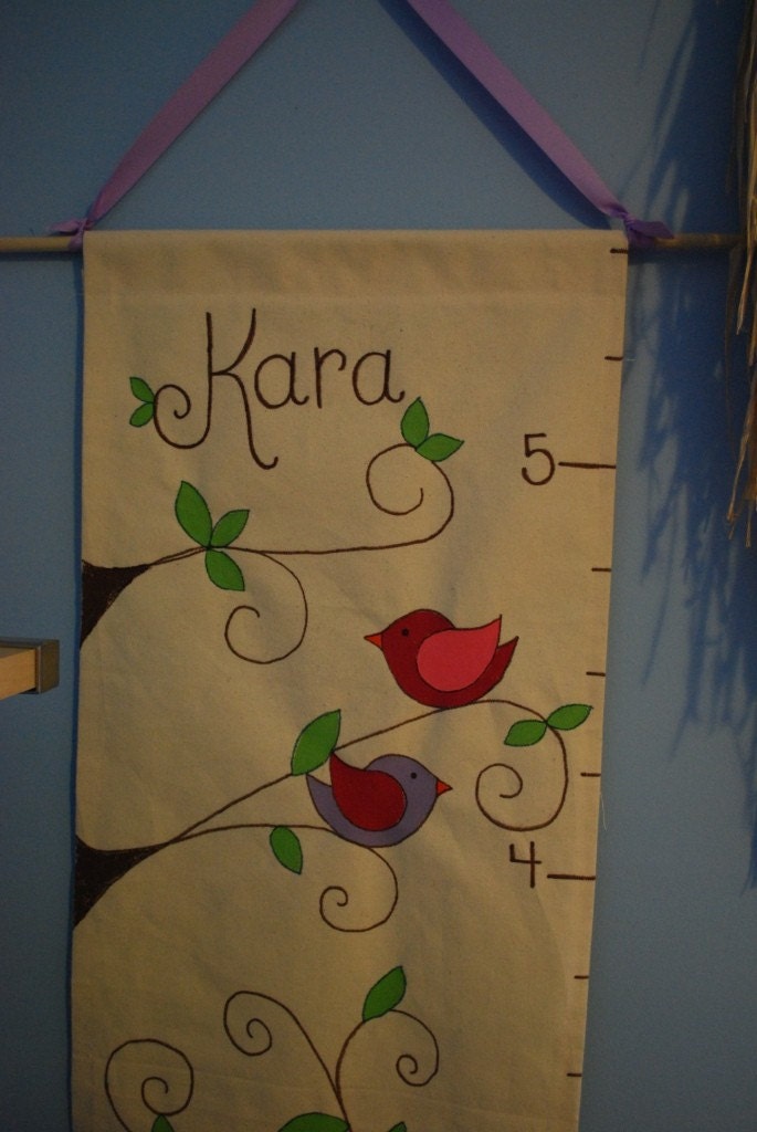 Hand Painted Growth Chart