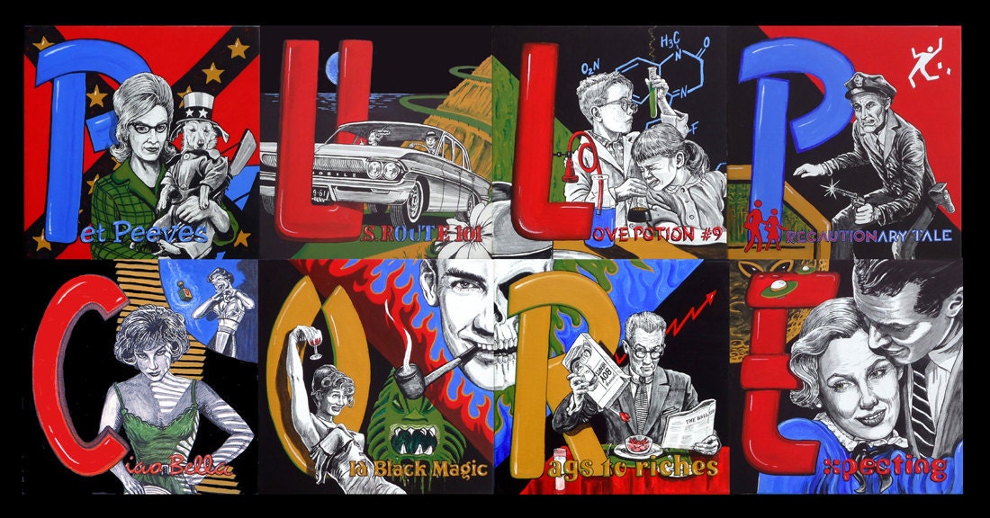 AMERICAN PULPCORE large wood print by David Russell Talbott