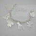 Your own child's drawings on a charm bracelet