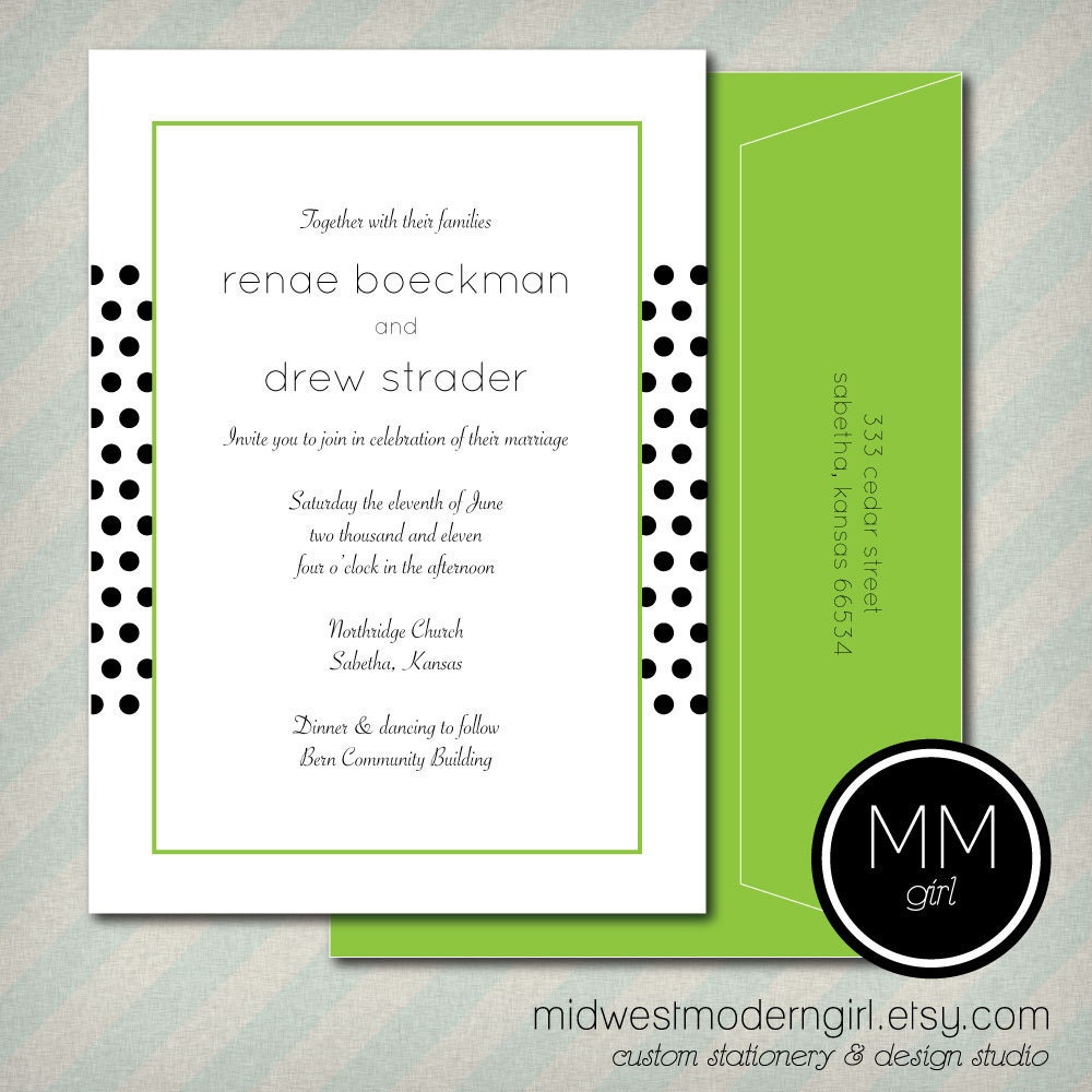 Polka Dot Wedding