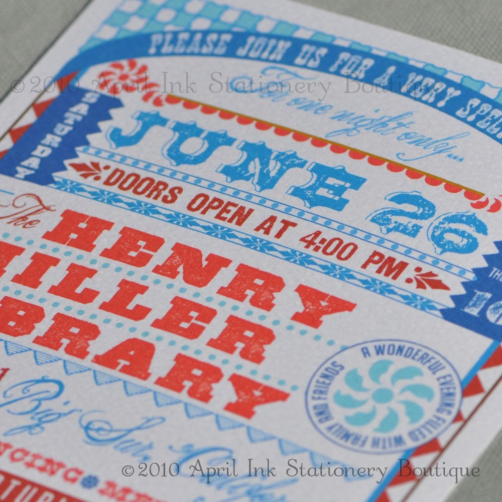 Music Poster Wedding Invitation