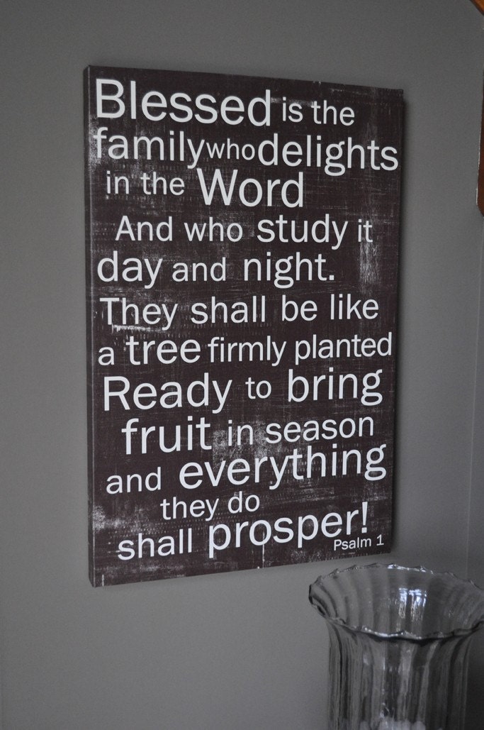 Psalm 1 20x30 GALLERY WRAP CANVAS