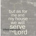 My House Modern - Joshua 24:15