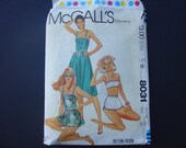 McCalls 8031, Misses Dress and Bathing Suit, Size 18, Uncut, 1982