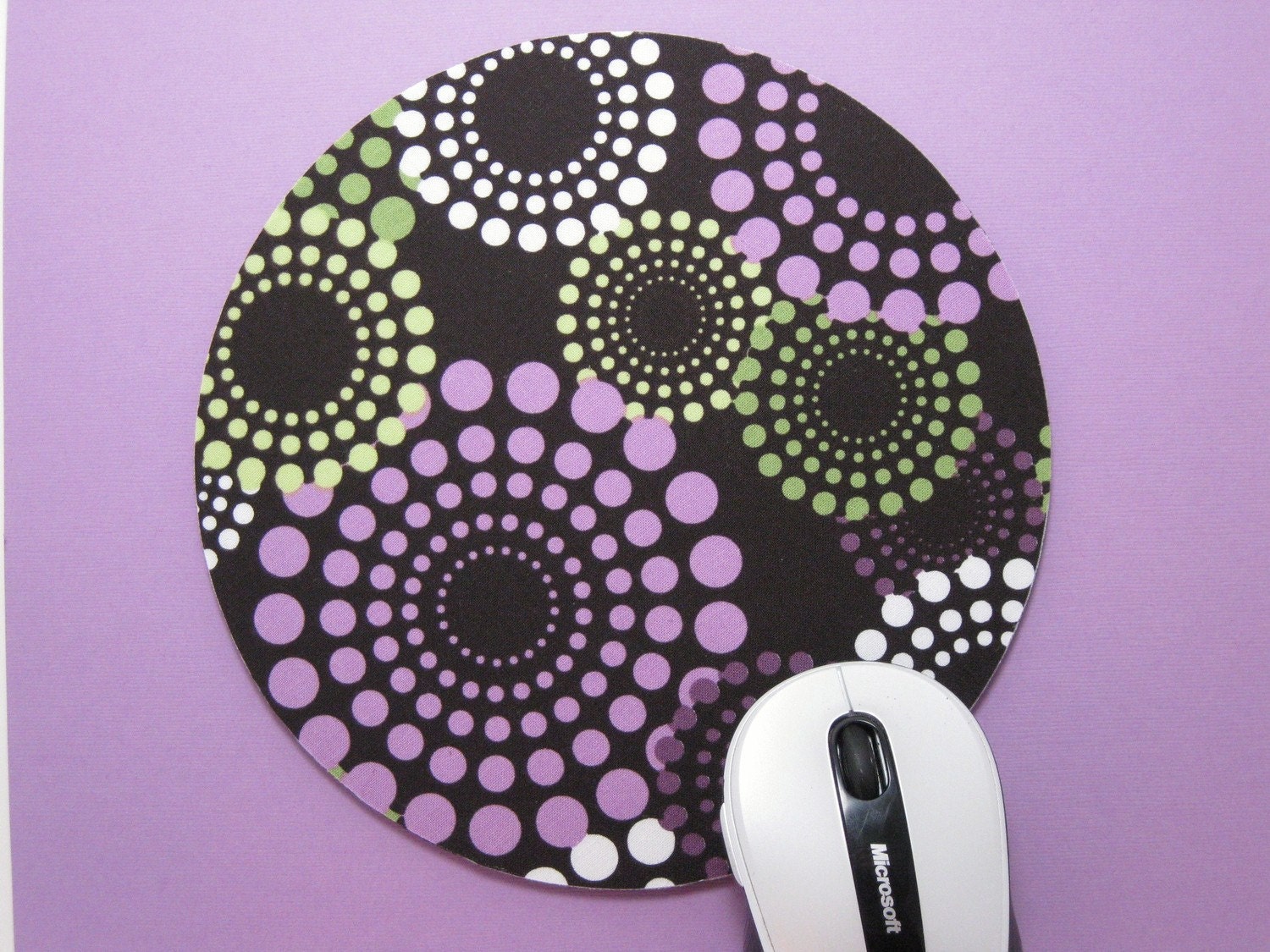Fabric MousePad/Trivet     Round About Lavendar
