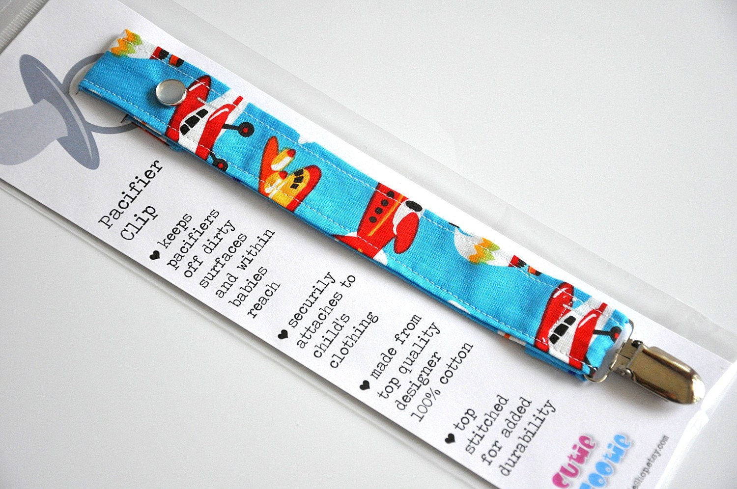 Ribby Learning Lovey - Fly by Day - with Blue Minky Dot - only a few left - this fabric is oop