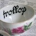Misogynistic curse words Red Rose Teacup Set