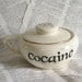 1960s mod flower Cocaine altered sugar dish