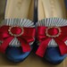 Swalcliffe Marie Antoinette Navy and Pink Pumps