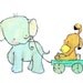 Children's Art -- Keep Rolling 8x10 -- Art Print