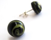 Black and Yellow Protozoan Earrings
