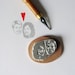 Custom / couple portrait / handcarved rubber stamp