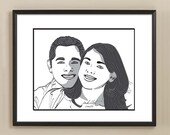 Custom Line Art Drawing