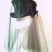 SALE - Mata Hari Top Hat - Green on Black