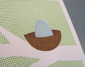 New Nest Letterpress Print