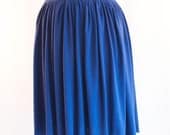 SALE large navy jersey skirt