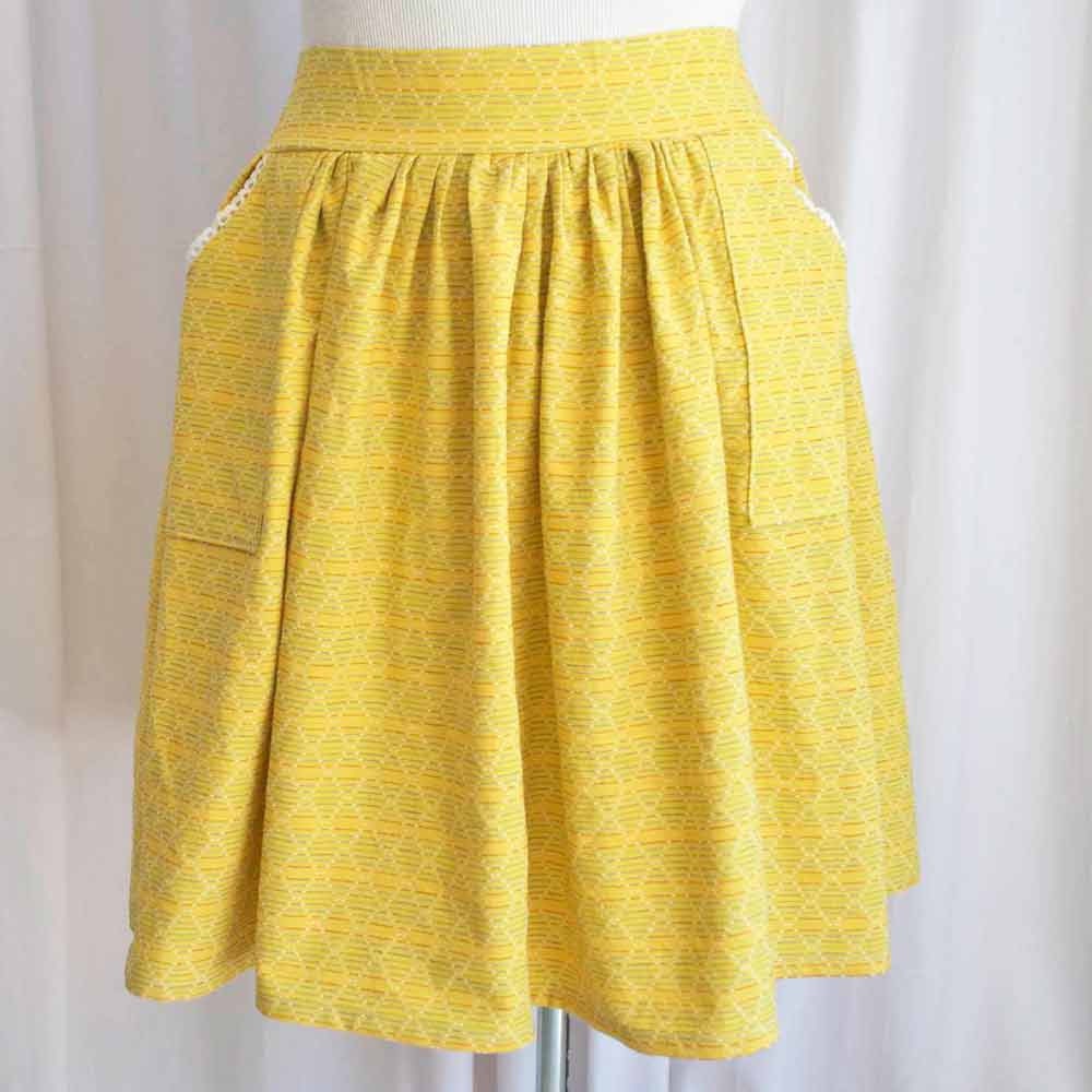 SALE medium yellow full skirt
