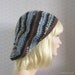 Slouchy Crochet Hat - Womens Slouch Beret - Oversized Tam - Multicolor - Fall Fashion Accessories