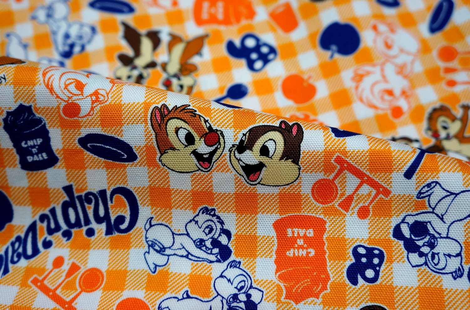 Disney fabric chip and dale