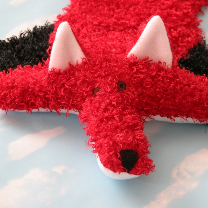 Stuffed Animal Security Blanket - Fox Ruggle