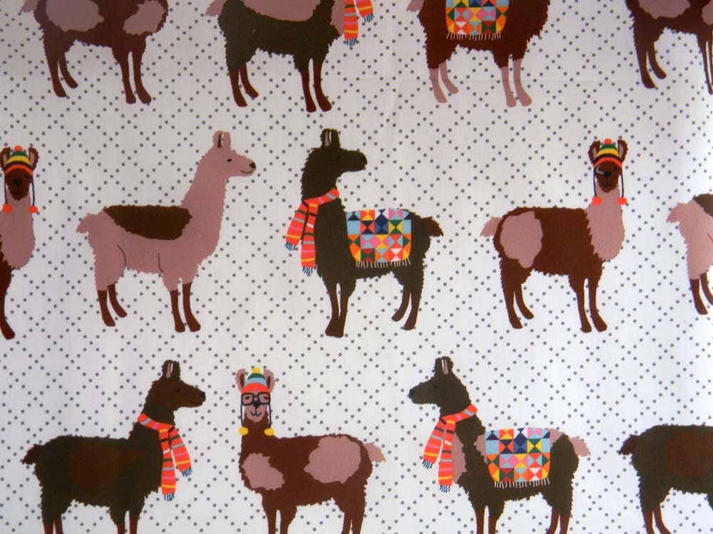 Fat Quarter - Oh La Llama