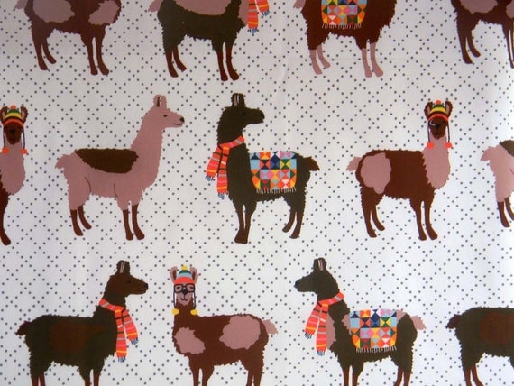 Fat Quarter - Oh La Llama