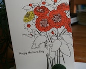 letterpress mothers day card