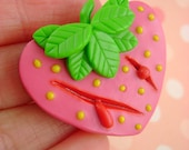 Strawberry Gashes - Self Injury Cutting Awareness - Help Support The CMHA - Pendant / Necklace