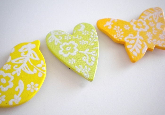 Birds and Butterflies Magnet Set