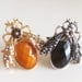 Cicada Ring - Gold and Burnt Orange