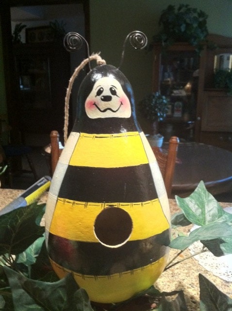 Painted Gourd Birdhouses