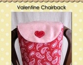 Valentine Chairback and Mailbox - PDF Pattern