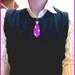 Fifty Shades of Grey Inspired Mini Tie Necklace