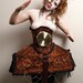 Steampunk FUCNTIONAL CLOCKWORK Corset and Pannier