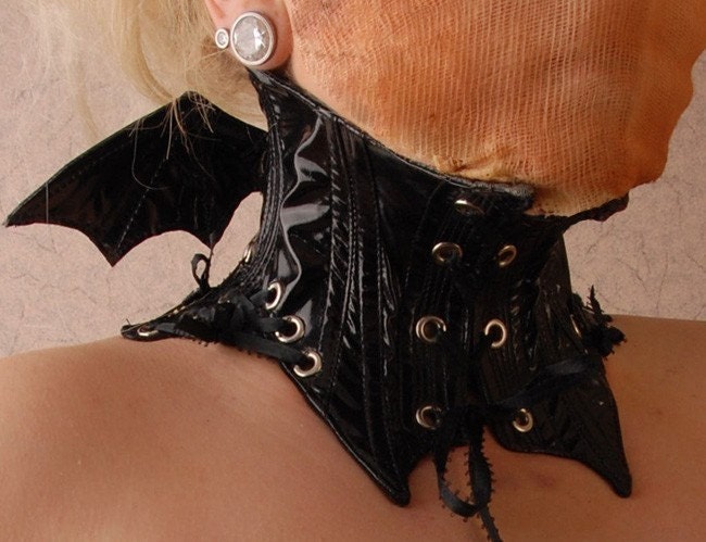 Bat Wing Neck Corset